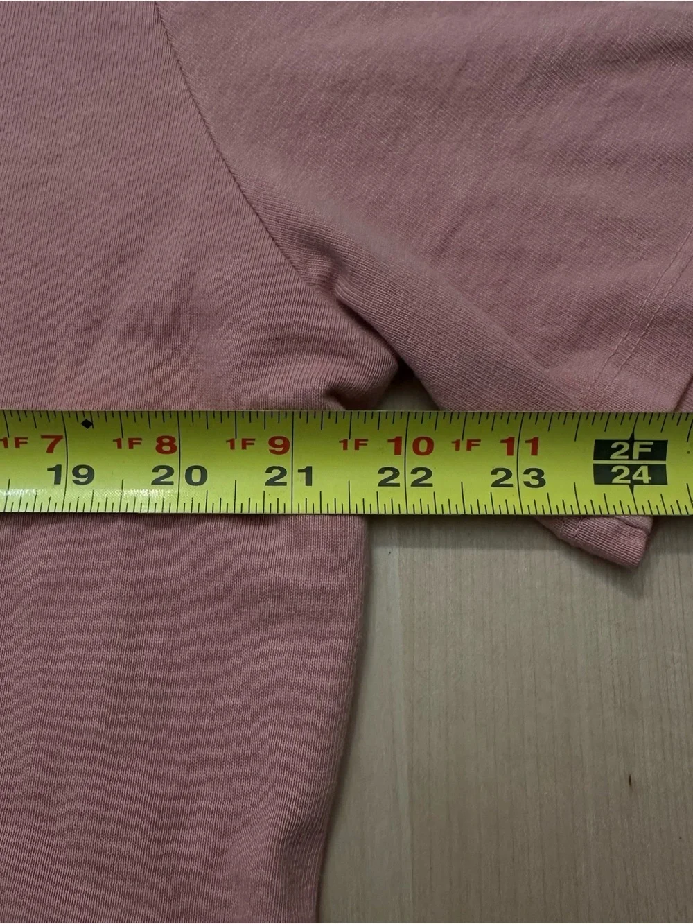 Gustin Shirt Mens Large Pink Crewneck 100% Cotton Made in California USA Tee - Picture 5 of 7